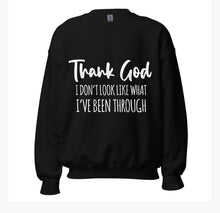 Load image into Gallery viewer, “Thank God&quot; Sweatshirt
