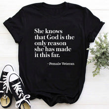 Load image into Gallery viewer, &quot;She Knows That God&quot; T-shirt
